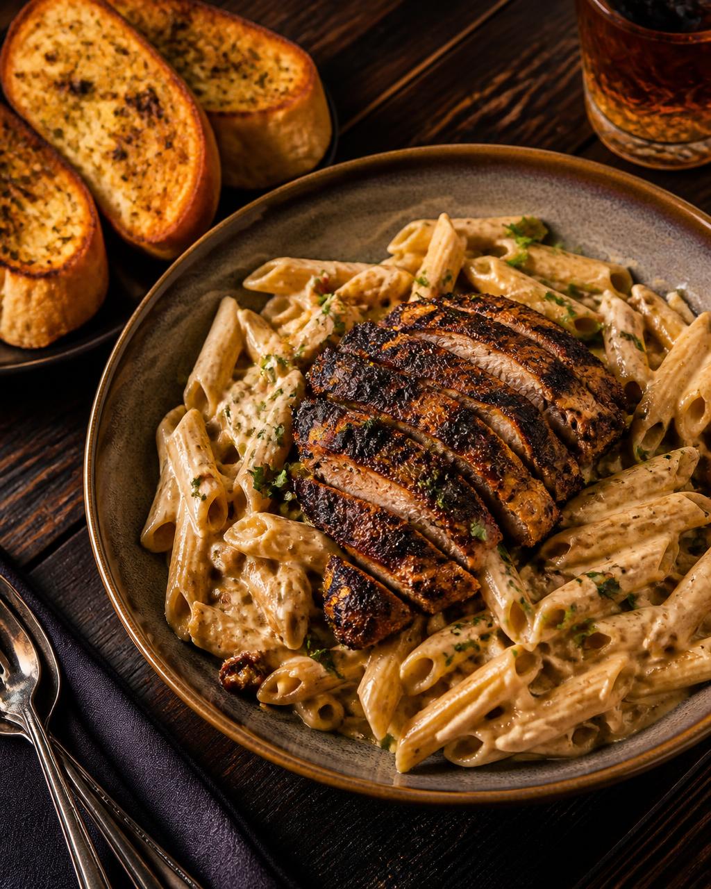 Jerk Chicken Alfredo